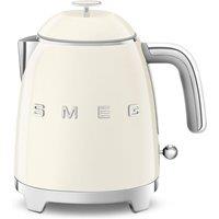 Smeg KLF05 Retro 50's Style Small Mini Kettle 0.8L in Cream