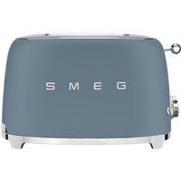 Smeg TSF01 Retro Matte Style 2 Slice Toaster in Blue