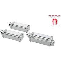 Smeg SMPC01 50's Retro Three Piece Pasta Roller & Cutter Set in Red