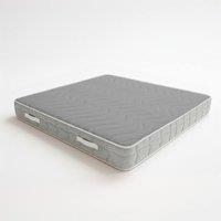 The White Stone Memory Foam Mattress 18cm 9-Zone Hypoallergenic in White | Size: EU King