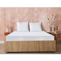 Bedding Mill Cool Plus 8 (20cm) Medium Firm Memory Foam Mattress in White | Size: King