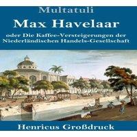 Multatuli Max Havelaar (Grossdruck):oder Die Kaffee-Versteigerungen der