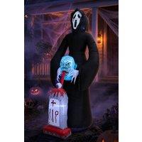 ExtraStar 8.9ft Halloween Inflatable Grim Reaper Decoration with LED Lights