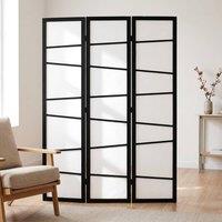 STILVORA 3 Panel Room Divider Folding Privacy Screen White