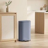 STILVORA 30L Kitchen Bin with Soft-Close Lid Blue