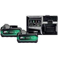 HIKOKI UC18YSL3JHZ MV Start Pack 2.5Ah/5.0Ah 18V in Black