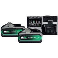HIKOKI UC18YSL3JJZ MV Start Pack 4.0Ah/8.0Ah 18V in Black