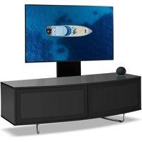 Centurion Supports CARU D-Shape 32-65 Flat Screen TV Cabinet with Mounting Arm in Black