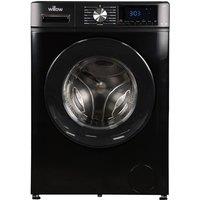 Willow 8kg 1400 RPM Black Freestanding Washing Machine