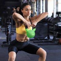 HOMCOM 12KG Kettlebell with Solid Body & Non-Slip Handle, Green