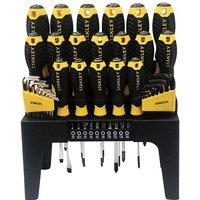 Stanley Screwdriver Set In Rack, 44 Piece