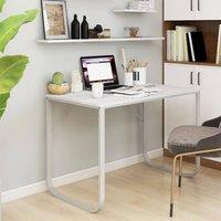 Berkfield Home Computer Desk White 110x60x73 cm Engineered Wood | Size: 110 x 60 x 73 cm