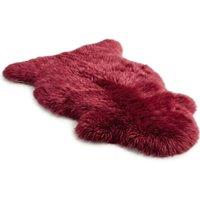 Infinity Leather Genuine Sheepskin Natural Soft Fluffy Real Wool Rug in Rose | Size: 90 cm x 60 cm