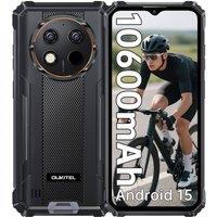 OUKITEL G1S Rugged Smartphone 10600mAh, 6.52 Display, Android 15, 8GB+128GB in Black
