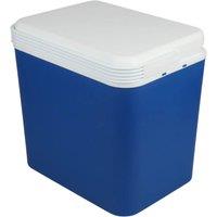 KORVIXA 30L Cool Box Ice Cooler Camping, BBQ, Travel in Blue | Size: 100 cm
