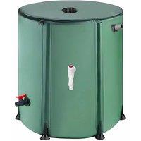 FLAVORA 160L Rainwater Garden Rain Water Storage in Green | Size: 0.6m2