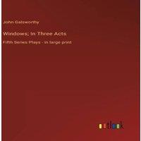 John Galsworthy Windows; In Three Acts:Fifth Series Plays - in large print