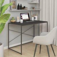 Berkfield Home Computer Desk Black 110x60x70 cm Engineered Wood | Size: 110 x 60 x 70 cm