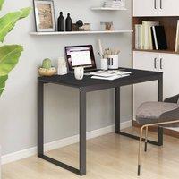 Berkfield Home Computer Desk Black 110x60x73 cm Engineered Wood | Size: 110 x 60 x 73 cm