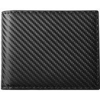 MODISHION Men's Bi-fold Wallet with RFID Blocking in Black
