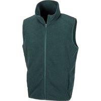 Result Men's Core Micro Fleece Gilet in Green | Size: 3XL