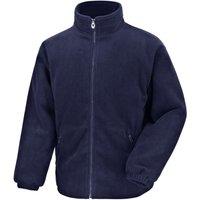 Result Core Men's Quilted Polartherm Winter Fleece Jacket in Navy | Size: Small
