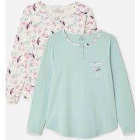 Damart Women's Pack of 2 Cotton Jersey Pyjamas in Mauve | Size: Small