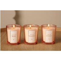 Bambino by Juliana Women's Mini Candle Set Lovely Mum in Light Pink