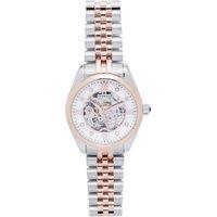 Empress Women's Magnolia Automatic MOP Skeleton Dial Bracelet Watch