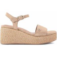 Carvela Women's 'Portofino Flatform' Suede Sandals in Taupe | Size: 8