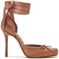 STEVE MADDEN Women's 'Larina Tsn' Satin Heels in Tan | Size: 7