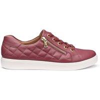 Hotter Women's 'Wonder' Quilted Trainers in Rose | Size: 7