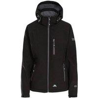 Trespass Women's Bela II Waterproof Soft Shell Jacket in Black | Size: 2XS