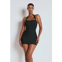 LEMONLUNAR Women's The Zariah Bandage Halter Top Deep Green | Size: Small