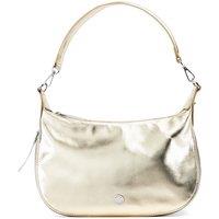 Moda In Pelle Women's 'Anisa Bag' Leather Shoulder Bag in Gold