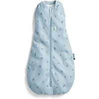 ergoPouch 100% GOTS Summer Cocoon Swaddle Sleeping Bag - 0.2 TOG Dragonflies in Light Blue | Size: 3-6 m