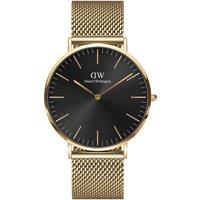 Daniel Wellington Men's DW00100631 Classic Black 40mm Quartz Watch in Gold