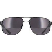 CALVIN KLEIN Men's Aviator Matte Black Charcoal Dark Grey CK20319S