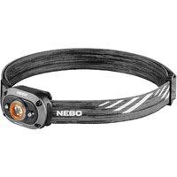 NEBO MYCRO 450 Rechargeable Headlamp | 450 Lumens in Grey