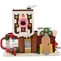 The Christmas Gift Co. Toy Shop Gingerbread House Brick Building Set Age 6+