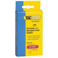Tacwise 91 Series Divergent Point Staples