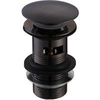 Nes Home Bathroom Slotted Basin Waste Black Matte
