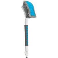FLAVORA New Water Fed Car Wash Brush Cleaning Durable Long Handle in Blue | Size: 0.6m2