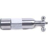 FLAVORA Stainless Steel Kitchen Salt Pepper Mill Grinder Clear in Silver | Size: 0.6m2