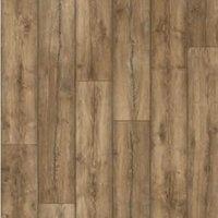 Vinyl Flooring UK Wood Effect 2.0mm Cushion Backed Brown Vinyl Flooring Sheet | Size: 2000mm x 1000mm