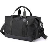 FLAVORA Men's Black 30L Large Gym Duffle Bag Waterproof | Size: 0.6m2
