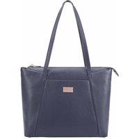 Paul Costelloe Women's Sahara Leather Shoulder Bag in Navy