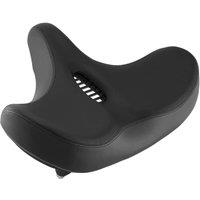 NESTLUNE Large Comfy Cushioned Bike Seat Soft Padded Bicycle in Black | Size: 0-12 m