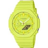 Casio Men's GA-2100-9A9ER G-Shock 45mm Quartz Watch in Yellow
