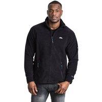 Trespass Men's Bernal Full Zip Fleece Jacket in Black | Size: 2XS
